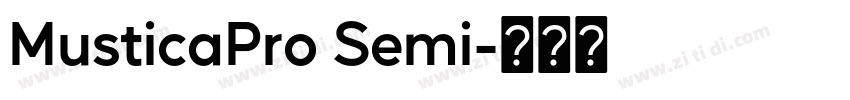 MusticaPro Semi字体转换 MusticaPro Semi字体转换